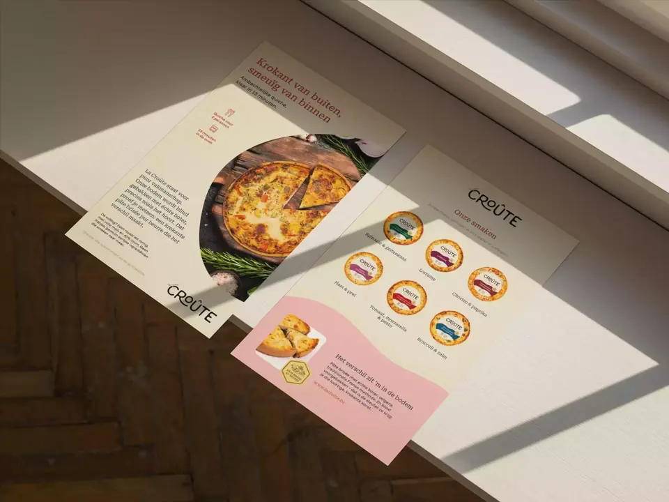 Folder voor La Croûte