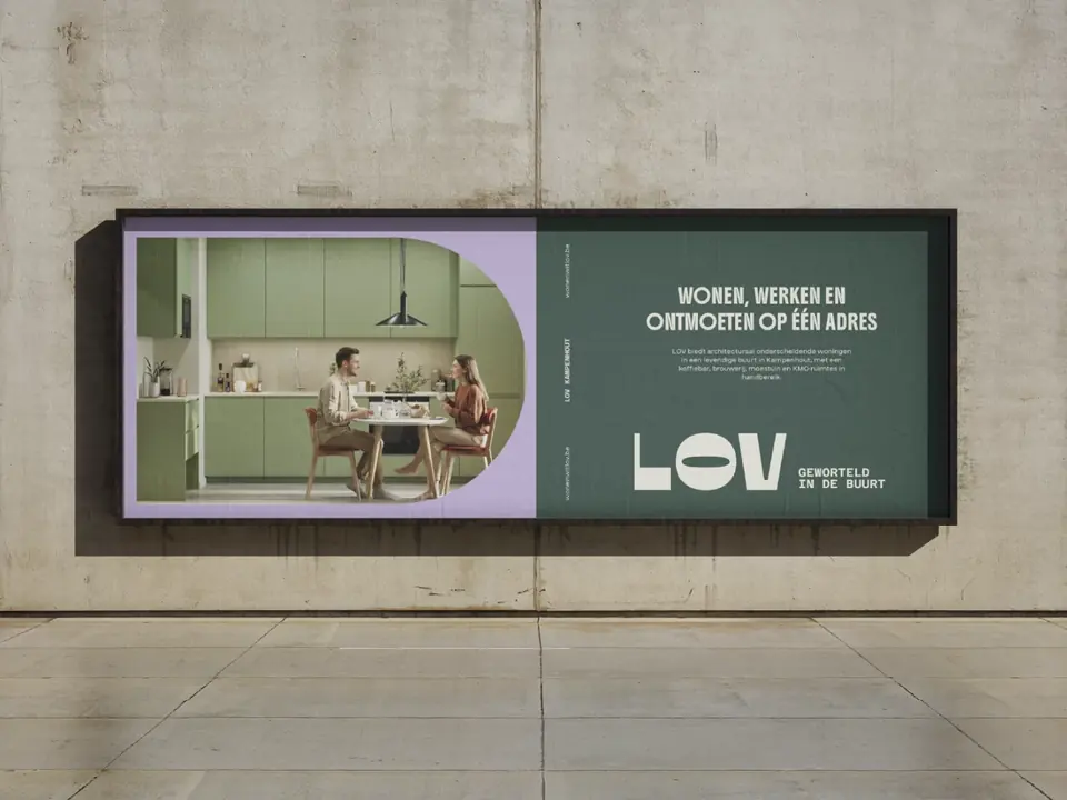 Affiche voor Lov in een straatbeeld