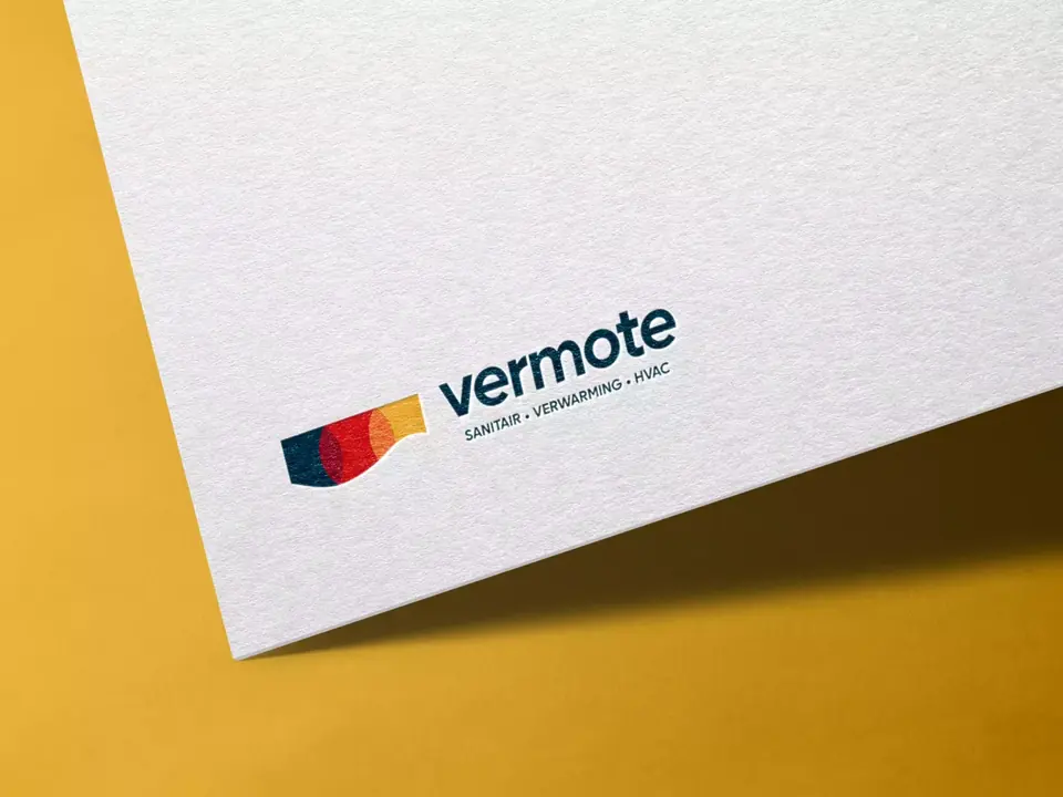 Logo en huisstijl van Vermote op papier